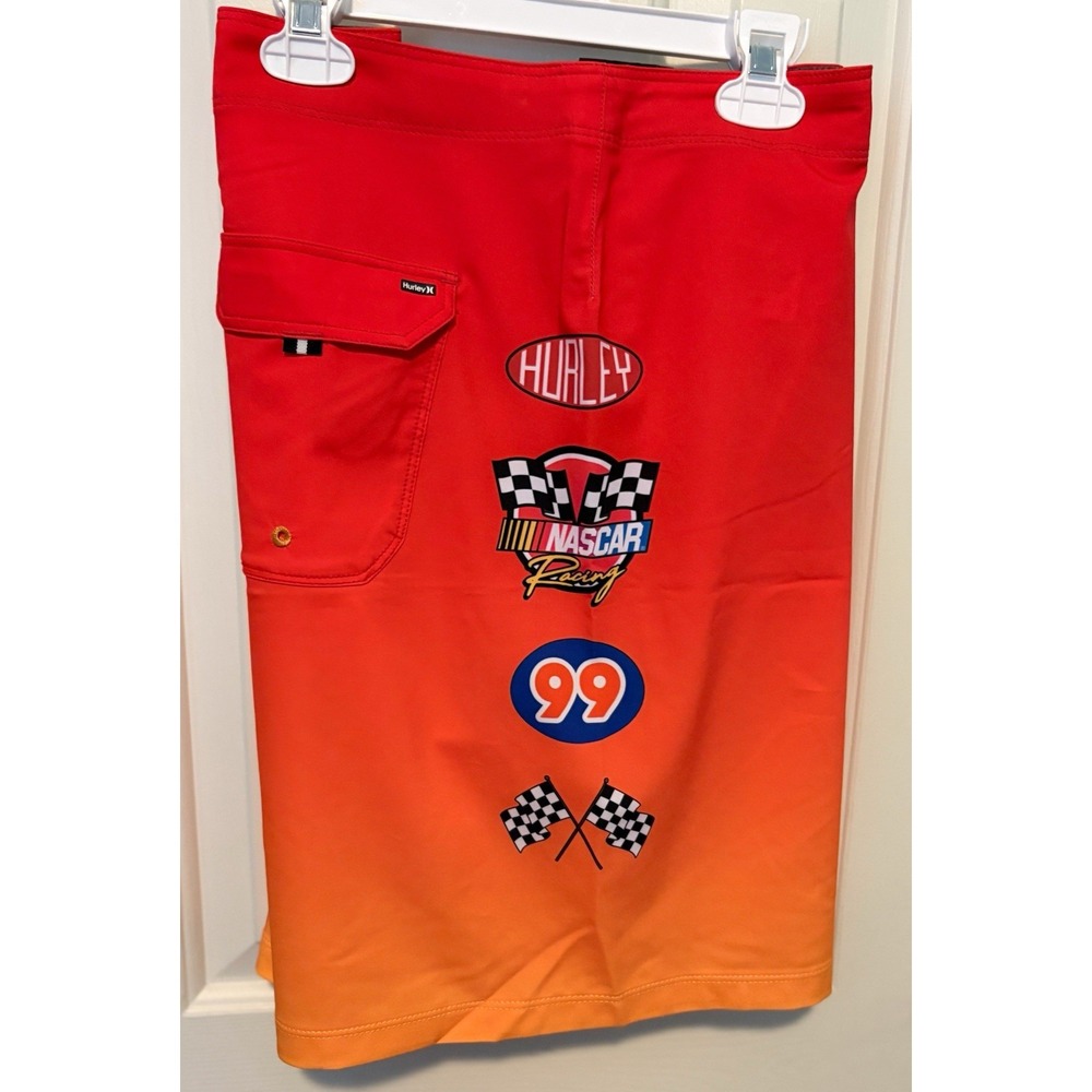 Hurley 18" Phantom Eco NASCAR Racing Board Shorts Size 36 Men's